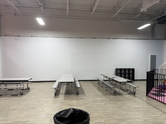 Commercial interior after painting