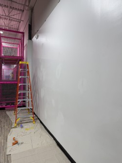 Wall surface preparation and repair before painting
